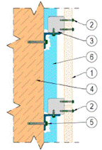 Diagram of a wall with water and pipes  Description automatically generated with medium confidence