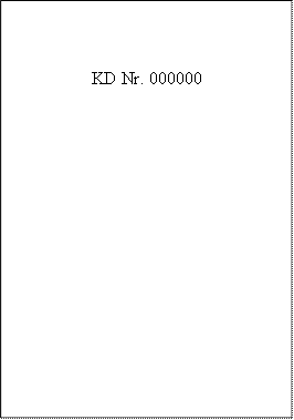 KD Nr. 000000
